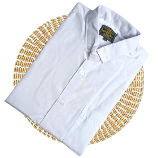 Gambar kemeja polos big size jumbo kemeja xxl kemeja xxxl pria kemeja pendek - Putih, L dari shifa busana undefined Tokopedia