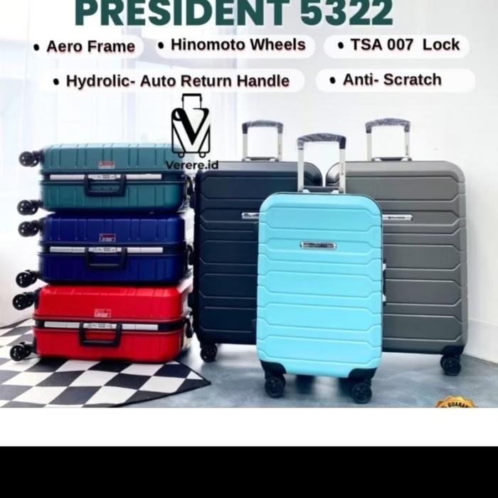 Gambar Koper president 24 inch via go send Bandung dari Toko Kirana12_NEW undefined Tokopedia