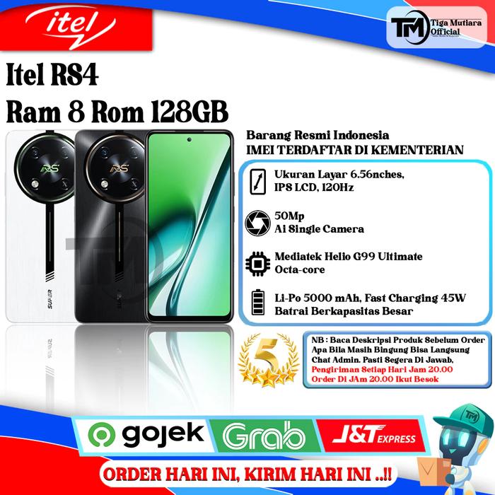 Gambar Itel RS4 Ram 8/128GB | Ram 8/256GB | Ram 12/256GB - 8/128GB dari Tiga Mutiara Store undefined Tokopedia