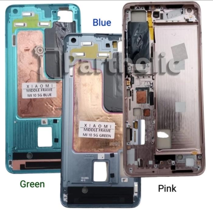 Gambar LCD Touchscreen Xiaomi Mi 10 5G / Mi 10 Pro 5G Super Amoled Original - +Frame Pink dari Partholic Jakarta undefined Tokopedia