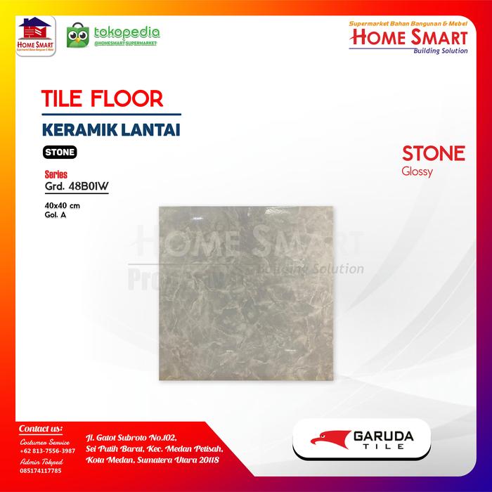 Gambar GARUDA KERAMIK G.48B01W 40 x 40 KW1 - KERAMIK LANTAI dari Homesmartsupermarket undefined Tokopedia