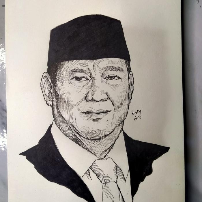 Gambar Sketsa Wajah 1 kepala sampai bahu a4. Kertas saja tanpa bingkai dari Baliq Art undefined Tokopedia