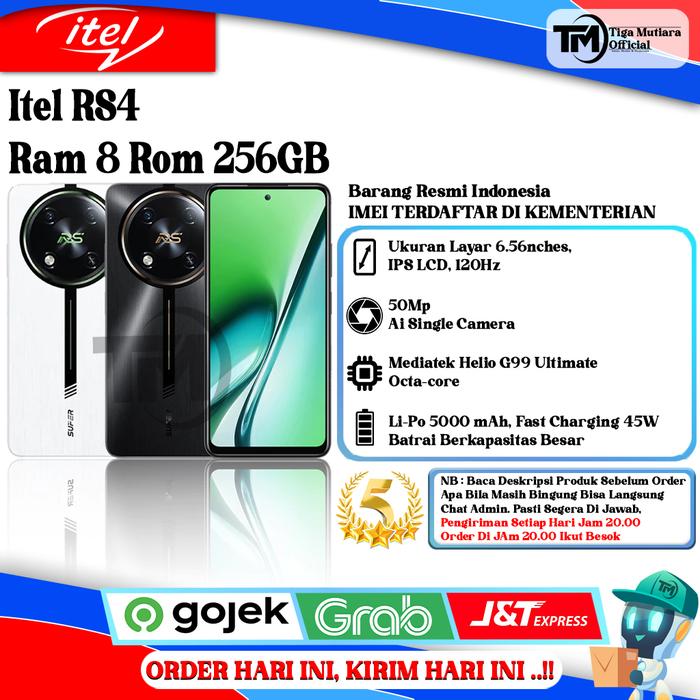 Gambar Itel RS4 Ram 8/128GB | Ram 8/256GB | Ram 12/256GB - 8/256GB dari Tiga Mutiara Store undefined Tokopedia