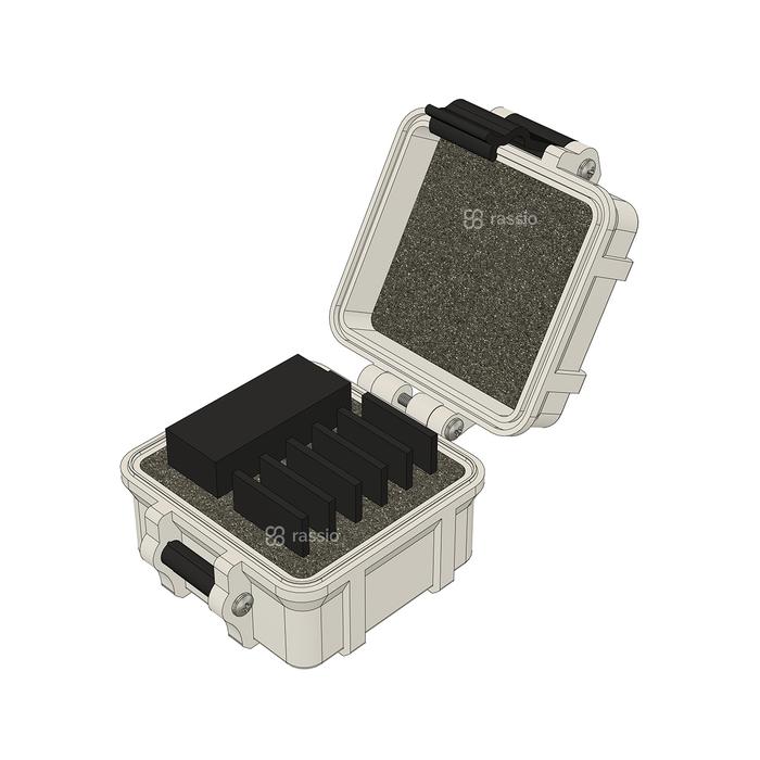 Gambar Rugged Box Full Foam - Kotak Baterai Kamera - NP-FW50 - 1 Bat + 6 SD, Green dari Rassio Store undefined Tokopedia