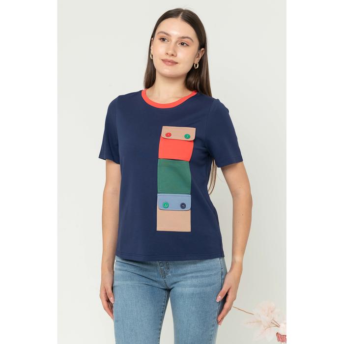 Gambar *Ready Stok* SISTER'S - Atasan Kaos C1470 (CAP) - Navy, 2L dari Sisters Fashion Group undefined Tokopedia