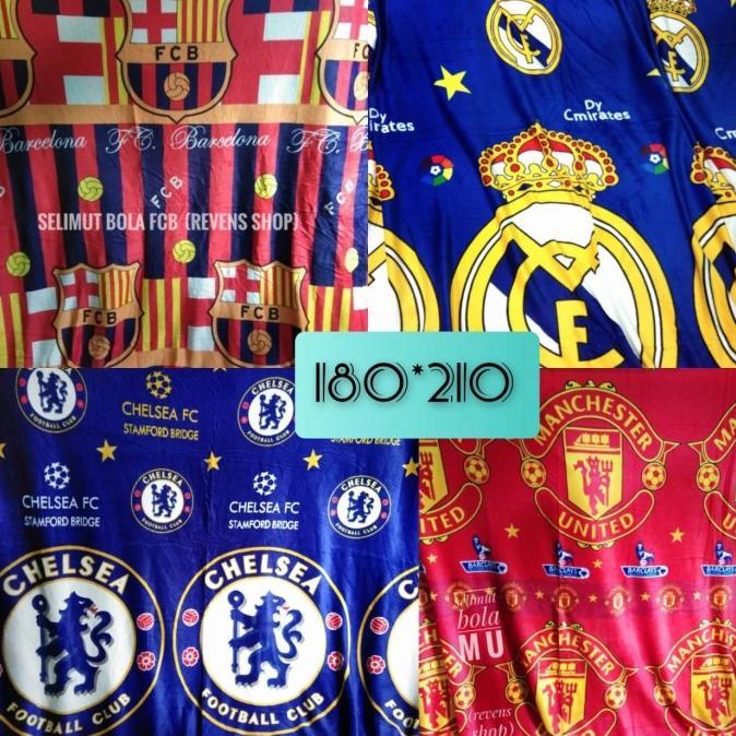 Gambar SELIMUT BOLA JUMBO MOTIF CHELSEA REAL MADRID MU BARCELONA - Motif Anak Cewe dari kukurastoko5363 undefined Tokopedia