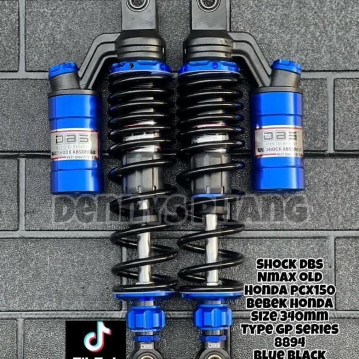 Gambar shock dbs 8894 gp series 340mm tabung atas rx king,supra old,nmax old - biru/hitam, metic dari Doni Otomotif2 undefined Tokopedia