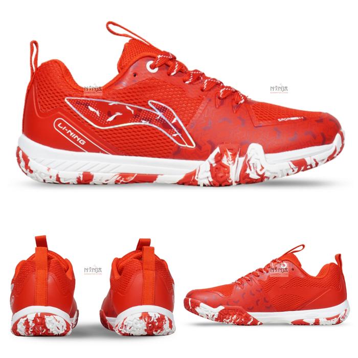 Gambar Sepatu Badminton Lining SAGA LITE X Saga Lite 10 Original - Merah, 41 dari NINJA BADMINTON STORE GRESIK undefined Tokopedia