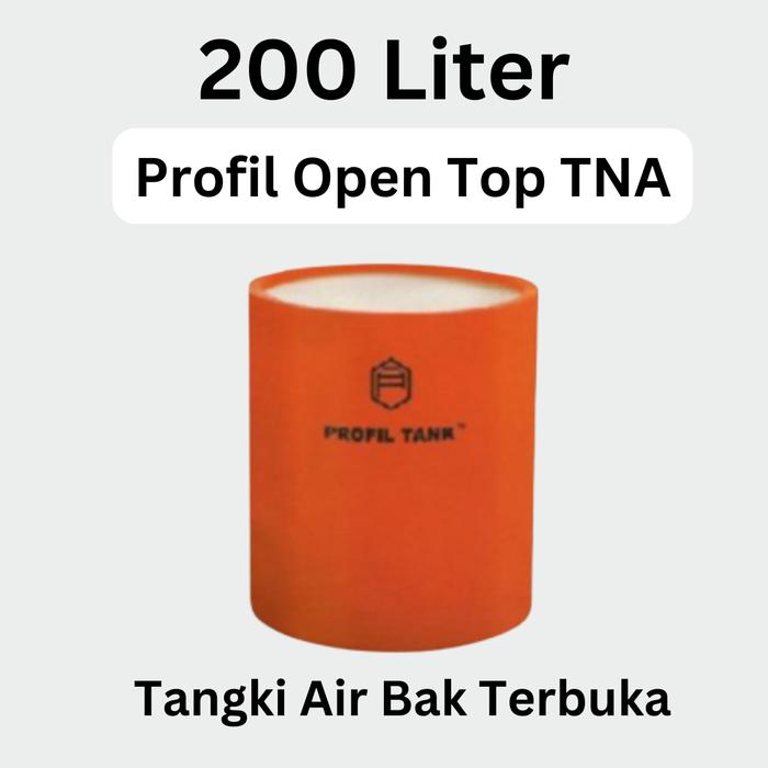 Gambar Tandon Tangki Air Bak Terbuka Profil Tank Open Top TNA 200 Liter Ember Bak Wadah Penampung Air Volume 200 Liter dari Galaxy Bangunan undefined Tokopedia