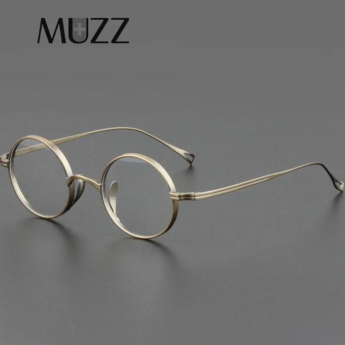 Jual Men Pure Titanium Round Glasses New Women Vintage Japan