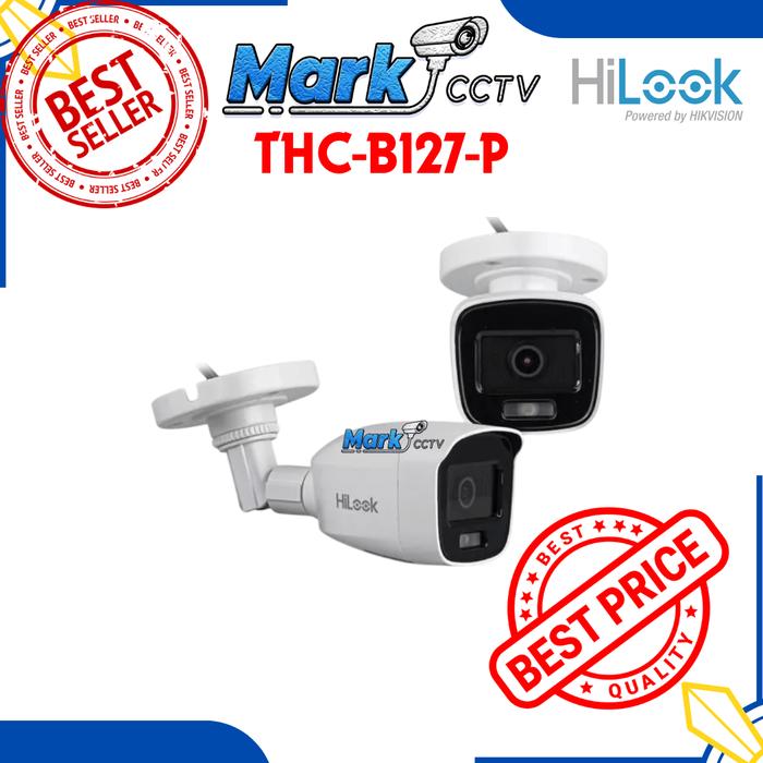 Gambar Kamera CCTV HiLook / Indoor / Outdoor 2Mp THC-B127-P / T127-P ColorVu by Hikvision - Camera T 127 - B 127 - B127 OUTDOOR dari Mark CCTV Pekanbaru undefined Tokopedia