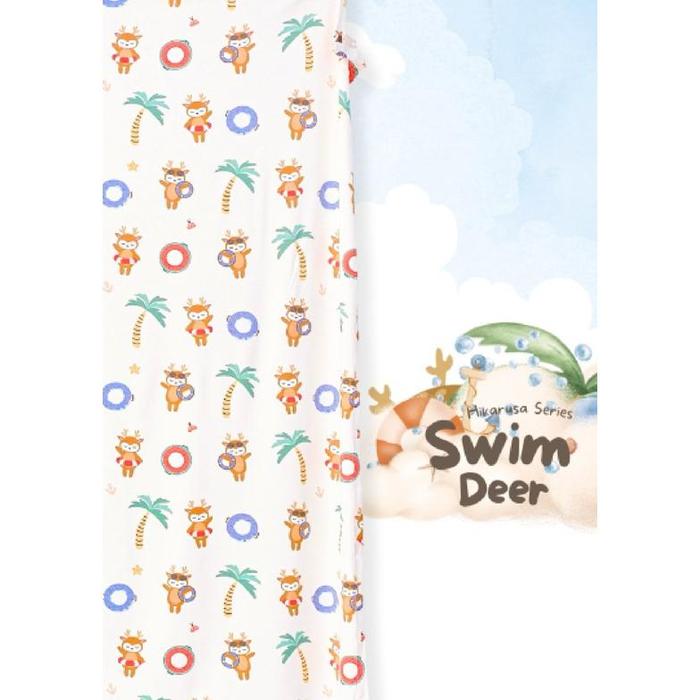 Gambar [DISC] HIKARUSA / HIKARU SELIMUT BLANKET TENCEL - Putih, Deer 80x100cm dari Sendy Tambunan Market undefined Tokopedia