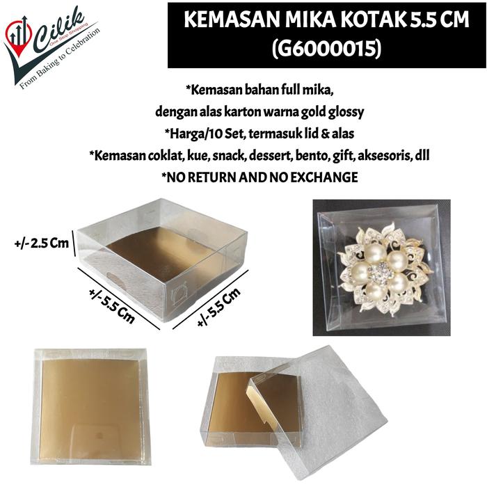Gambar kemasan+packaging+bahan+mika+plastik+transparan+sablon+bentuk+kotak+hati+toples+tabung+sablon+wadah+snack+cemilan+permen+coklat+cookies+kue+kacang+dessert+jajanan+mie lidi+souvenir+kado+gift - KOTAK 5.5 CM dari TBK Cilik undefined Tokopedia
