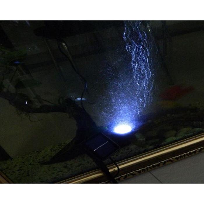 Gambar Lampu sorot celup rendam air ada pilihan 6 12 18 led solar cell powered power tenaga surya matahari untuk hias taman anti air waterproof water proof bak tambak kolam ikan flood light outdoor indoor - 6 led white dari Indosolarpower undefined Tokopedia