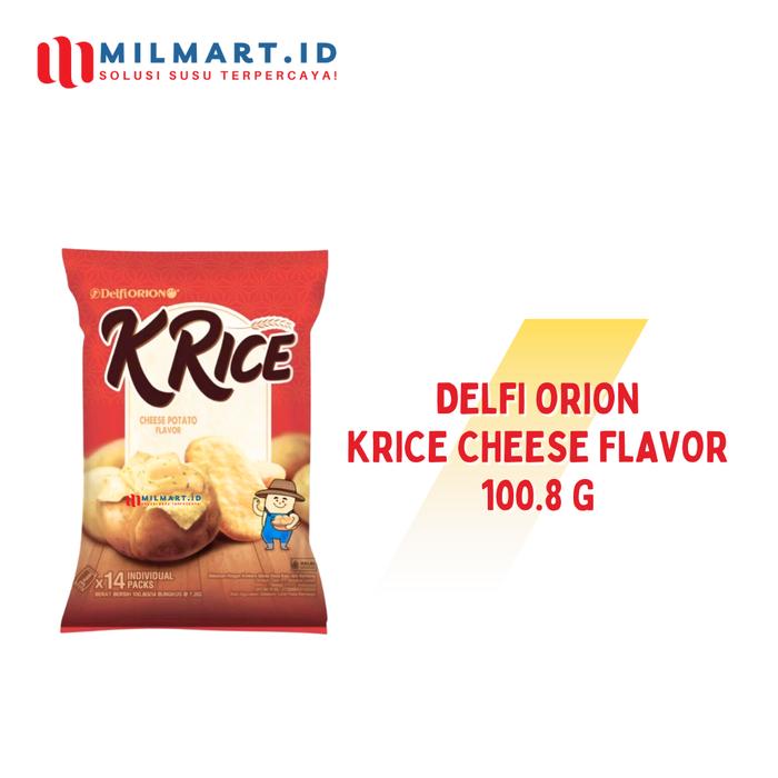 Gambar DELFI ORION KRICE CHEESE POTATO K RICE SEAWEED/SWEET CRACKERS CAMILAN SNACK - CHEESE 100.8G dari milmart.id undefined Tokopedia