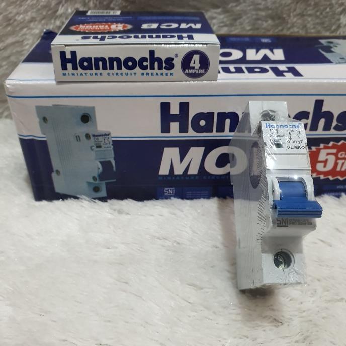 Gambar ORIGINAL mcb stut skring listrik 4 ampere Hannochs 1phase on off listrik dari anisasyefa undefined Tokopedia