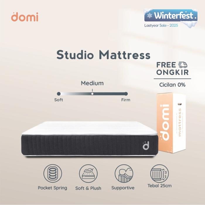 Gambar Domi Studio Mattress / Kasur Pocket Spring Bed / Motion Isolation - 120x200 dari Domi Bed Makassar undefined Tokopedia