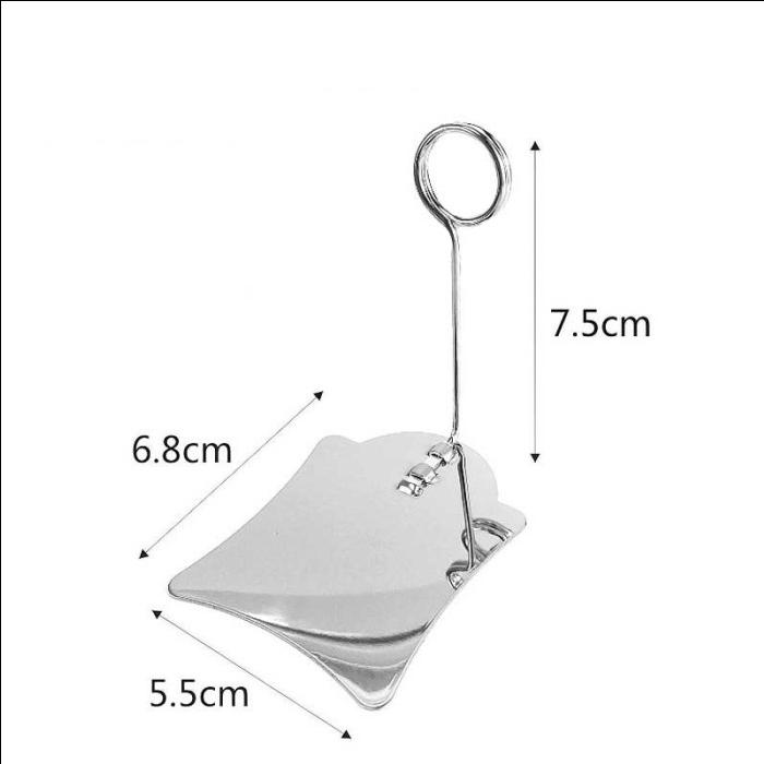 Gambar Price Tag Holder Stand Card Holder Tiang Nomer Meja Price Tag Stand - 7.5cm dari Yuan-K undefined Tokopedia