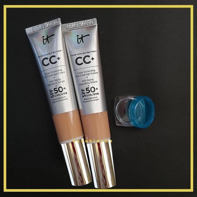 Gambar [SHARE] IT COSMETICS YOUR SKIN BUT BETTER CC CREAM LIGHT/MEDIUM 3-5mL ORIGINAL SHARE IN JAR / BOTTLE - LIGHT, 3ML - JAR dari Official Ritcy Store undefined Tokopedia