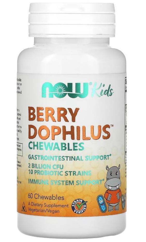 Gambar Kids Probiotic Now Foods Berry Dophilus 120 Chewables Probiotik Anak - 60 Chewables dari Nsuplement undefined Tokopedia