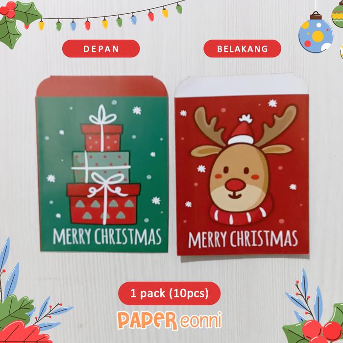 Gambar (Isi 10 pcs) Angpao Amplop Natal 2024 dan Tahun Baru 2025 medium - 01 dari PAPEReonni undefined Tokopedia