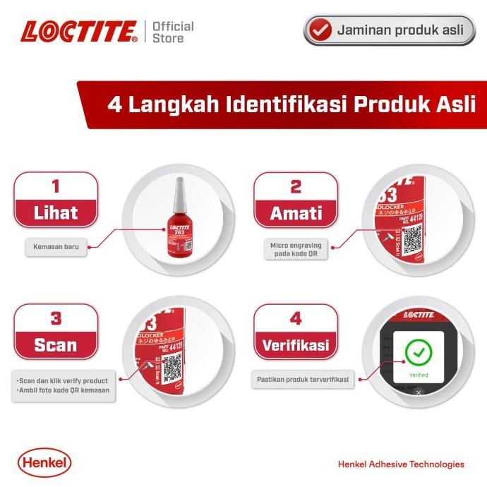 Gambar Henkel LOCTITE 263 Threadlocker Lem Baut 10 ml dari coto cakhari undefined Tokopedia
