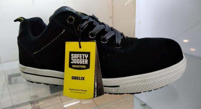Gambar Sepatu Safety Jogger Obelix (Black) S3 Original - Hitam, 37 dari gerai uniq undefined Tokopedia