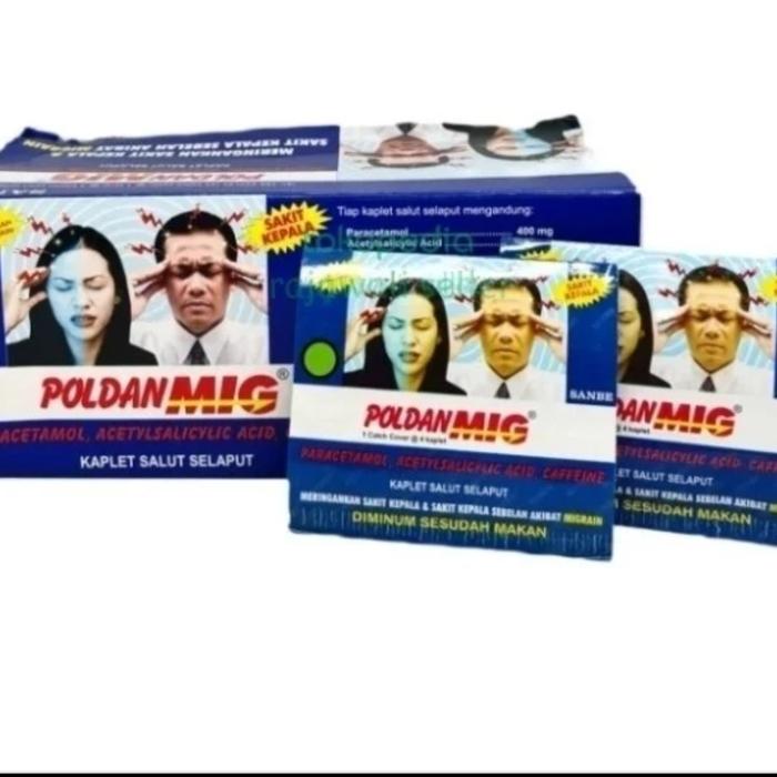 Gambar poldan mig sakit kepala sebelah isi 1box 25 strip x 4 tablet tablet original 100% dari Marissa Store 92 undefined Tokopedia