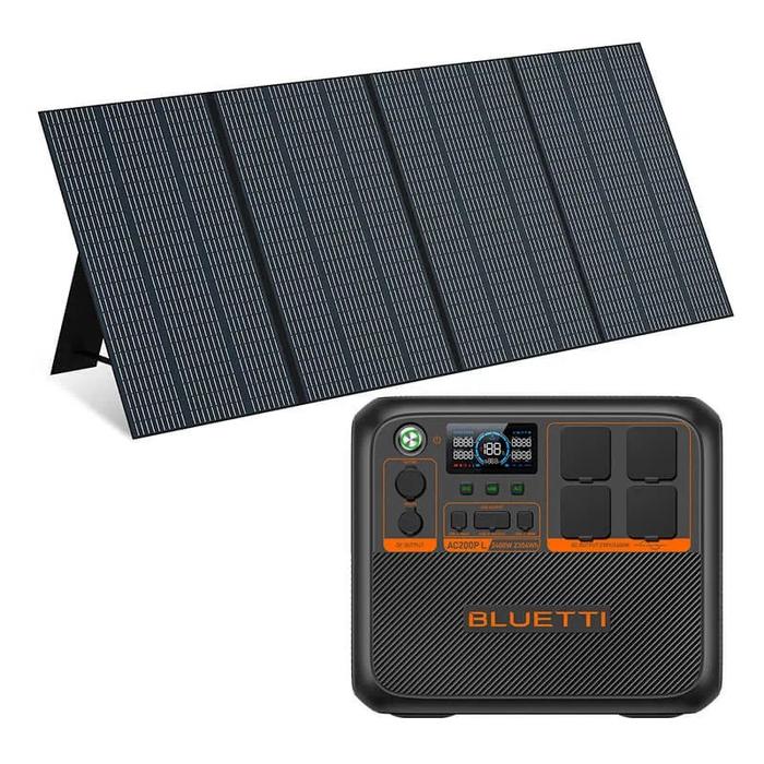 Gambar BLUETTI AC200PL Expandable Power Station | 2400W 2304Wh + Solar Panel - AC200PL+PV350 dari OZETPI POWER BLUETTI INDONESIA undefined Tokopedia