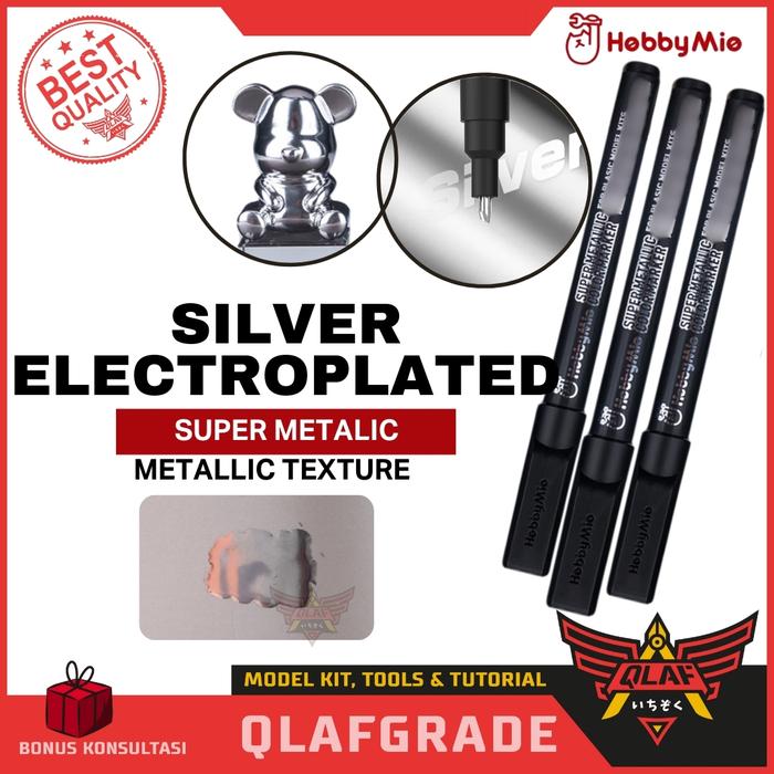 Gambar Marker ELECTROPLATED Hobby mio - spidol warna gundam coloring super metallic coating mirror varian - Silver dari Wahkhilaf undefined Tokopedia