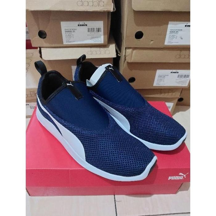 Gambar Puma ST Trainer Evo V2 Slip On Sports Station - Navy-Putih, Sz 44=28cm dari Rheal shopp undefined Tokopedia