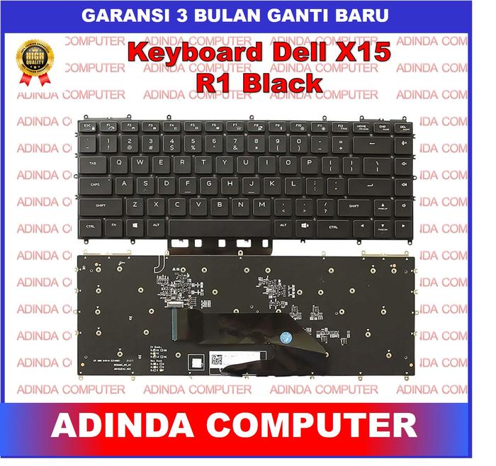Gambar Keyboard Dell Alienware X15 R1 R2 Black RGB Backlight Backlite - Black dari Adinda Computer undefined Tokopedia