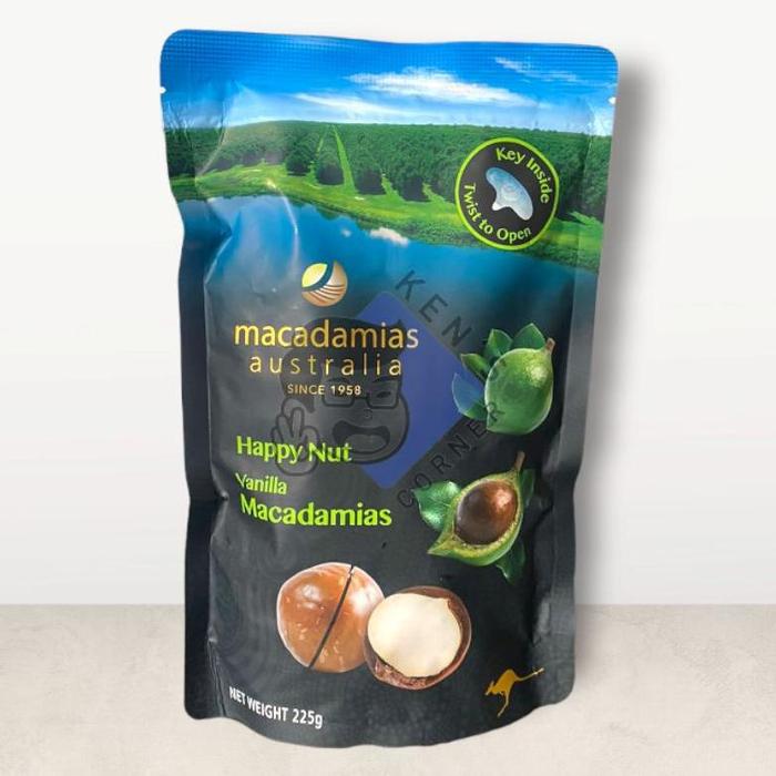 Gambar Happy Nut Macadamia 225 Gram Kacang Macadamia Coklat Kacang Macadamia dari Imran Storee undefined Tokopedia