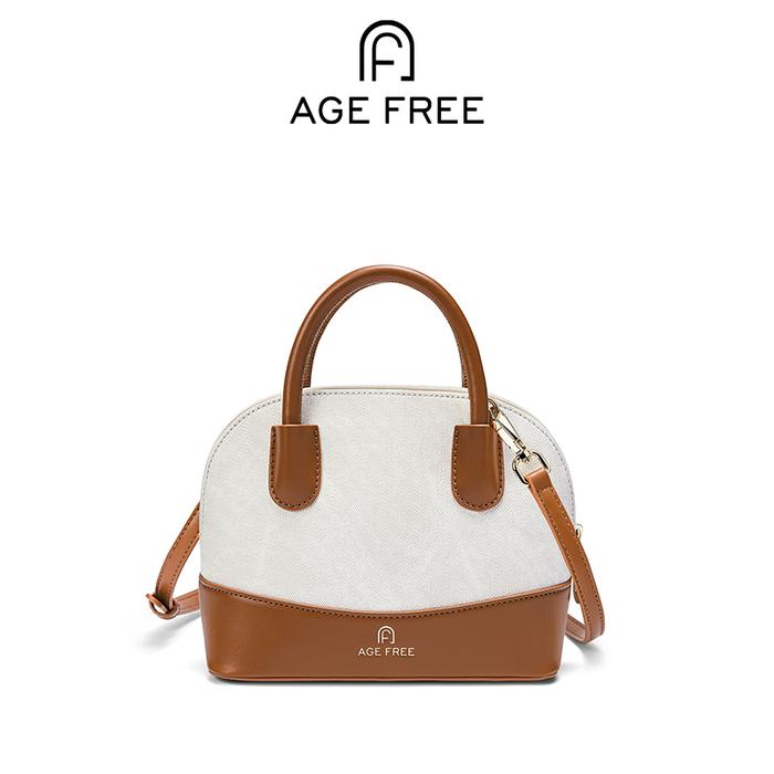 Gambar [Produk Baru]AGE FREE ALMA Bag Sling Bag Tas Selempang Wanita Shoulder Bag Hand Bag - Coklat dari AGE FREE undefined Tokopedia