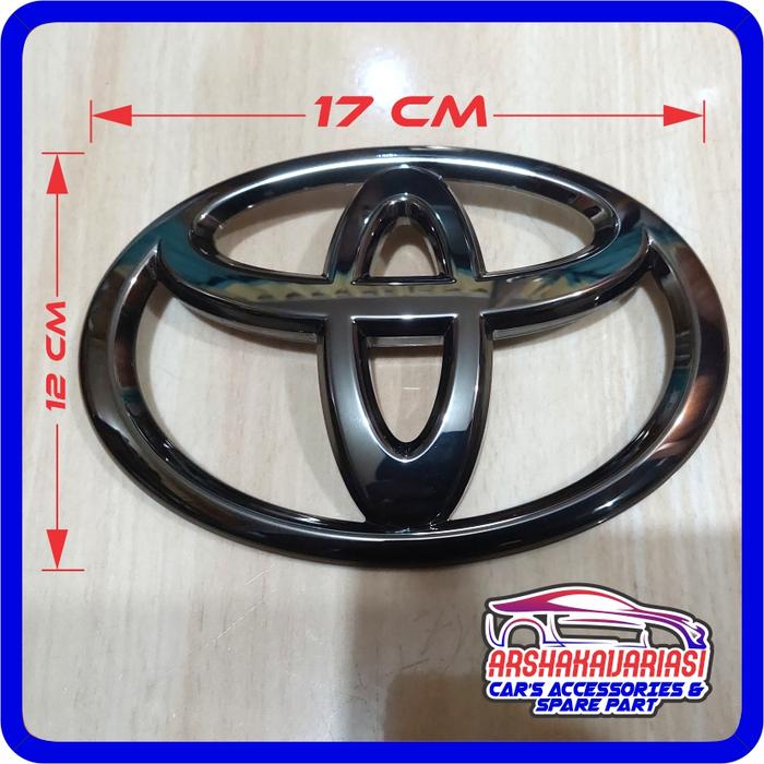 Gambar Emblem Logo Depan & Belakang Toyota Innova Reborn 2016 UP Black Chrome - Belakang dari Arshakavariasi undefined Tokopedia