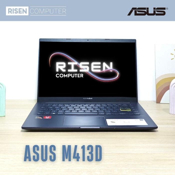 Second Laptop Asus M413d Amd Ryzen 3500u Ram 8gb Ssd 256gb Notebook  14inch Seken Bekas - Main Image