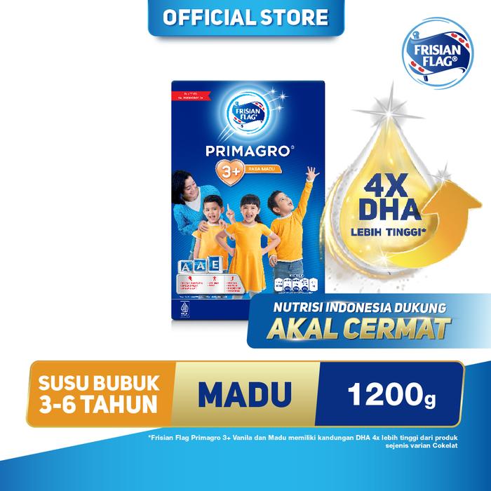 Gambar Frisian Flag Primagro 3+ Madu 1200g Susu Pertumbuhan Anak dari Frisian Flag Official Store undefined Tokopedia