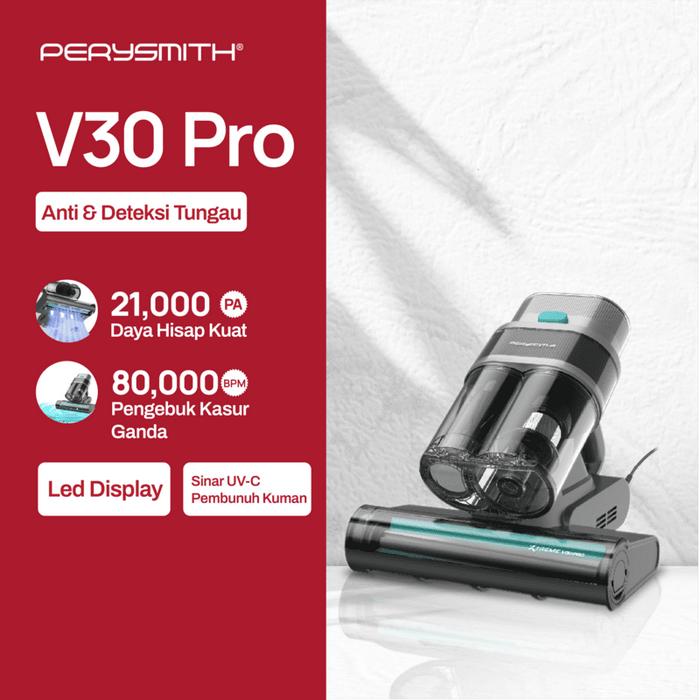 Gambar PerySmith V30 Pro Ultrasonic Double Dust Cup Anti Dust Mite UV Vacuum Cleaner Penyedot Debu Tungau Mite Removal Instrument - V30 PRO dari PerySmith Indonesia undefined Tokopedia