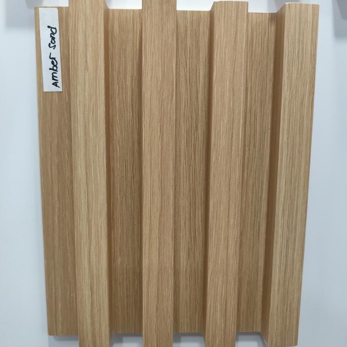 Gambar ROSHAN WPC Fluted 160 ukuran 16x290 cm / Wallpanel WPC merk Roshan - 160 Square Fluted - Amber Sand dari Damara Flooring undefined Tokopedia