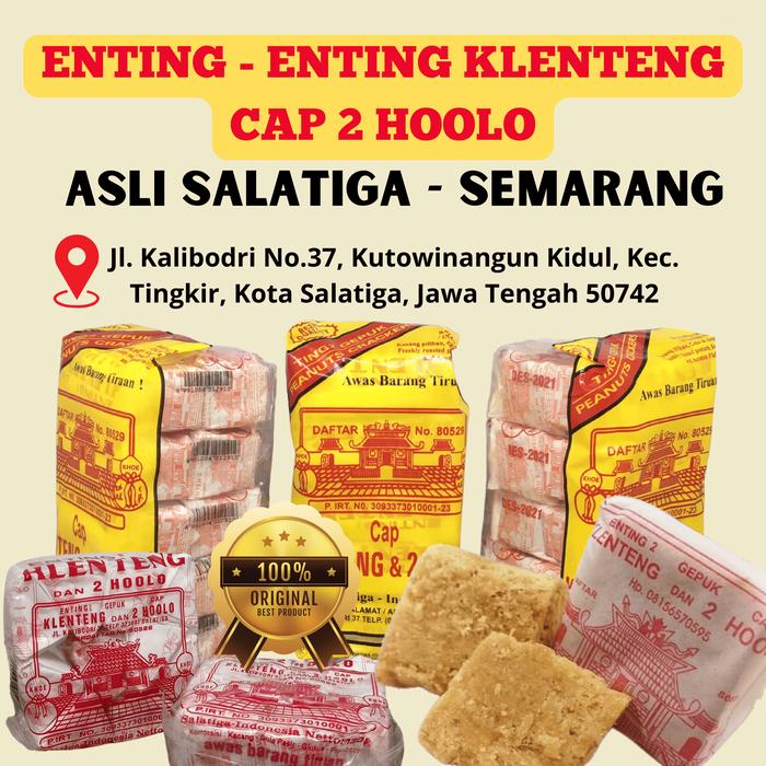 Gambar Enting Enting Ting Ting Gepuk Kacang Cap Klenteng dan 2 Hoolo Salatiga dari Warung Cemilan dan Oleh2 undefined Tokopedia