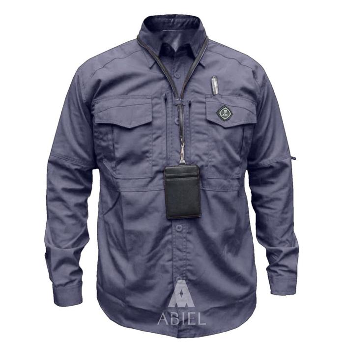Gambar (DIKIRIM DARI BANDUNG) Kemeja Tactical Pria Lengan Panjang Baju PDL Lapangan M TAC Bahan Ribstop - Abu-abu, M dari OMEJINS STORE undefined Tokopedia