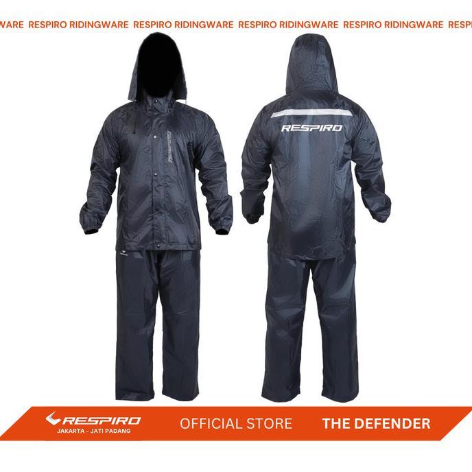 Gambar Respiro Defender Rainsuit | Jas Hujan Motor - Black, M dari tania hanifah online undefined Tokopedia