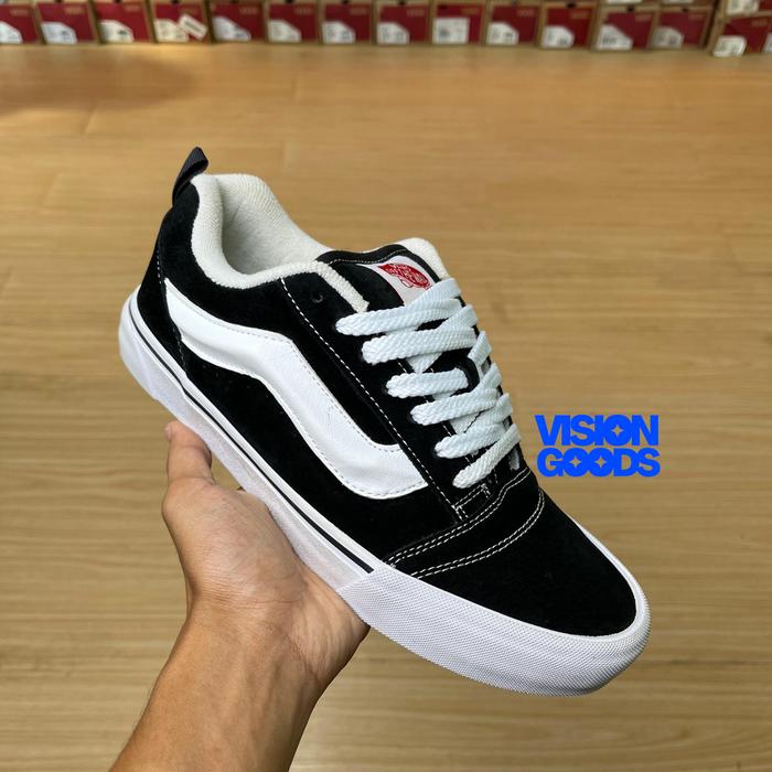 Gambar Sepatu Vans KNU Skool Black White Original 100% - Hitam, 43 dari Visiongoods undefined Tokopedia