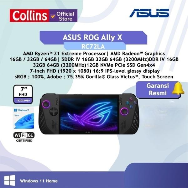Gambar ASUS ROG Ally X RC72LA AMD Ryzen Z1 Extreme 24GB 1TB 7" IPS 120Hz W11 - Z1 Extreme dari Collins Official undefined Tokopedia