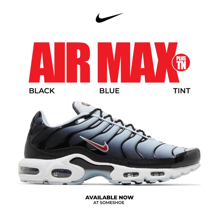 Promo Nike Air Max Plus TN Black Blue Tint Original BNIB 44 di Someshoe  Tokopedia