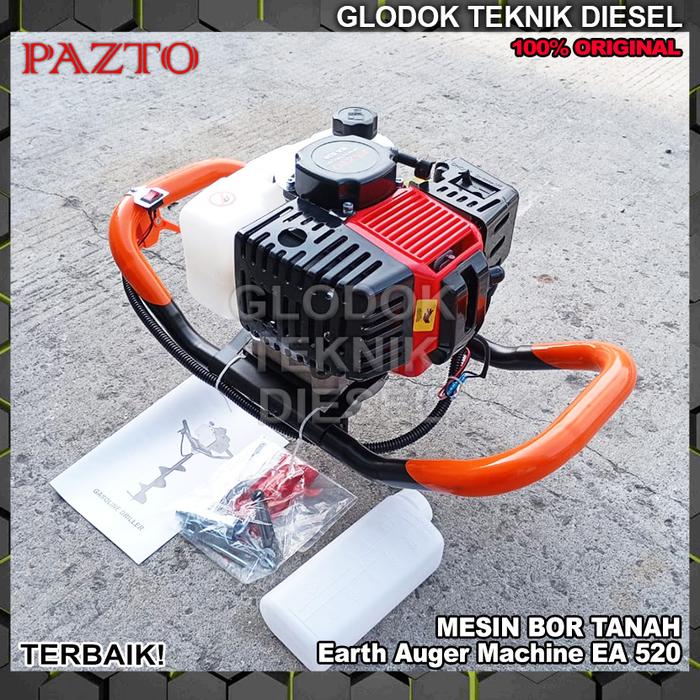 Jual Pazto Mesin Bor Tanah Biopori Earth Auger Drill Bit EA 630 + Mata ...