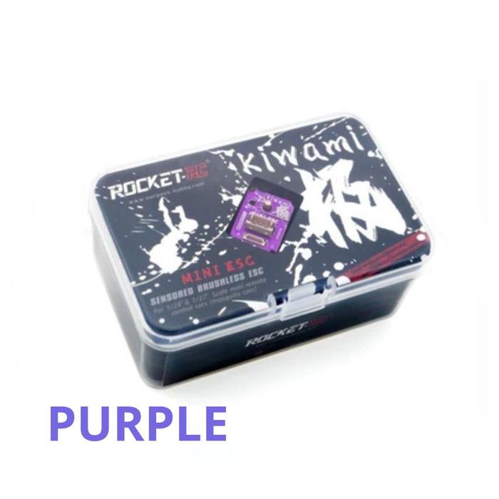Gambar ROCKET-RC KIWAMI MINI SENSORED BRUSHLESS ESC 30A WITH PROGRAM CARD - Ungu dari Alo 229 undefined Tokopedia