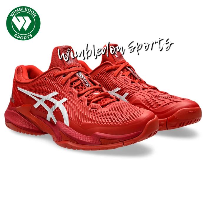 Jual Sepatu ASICS COURT FF 3 NOVAK Asics RUST WHITE /Sepatu Tenis