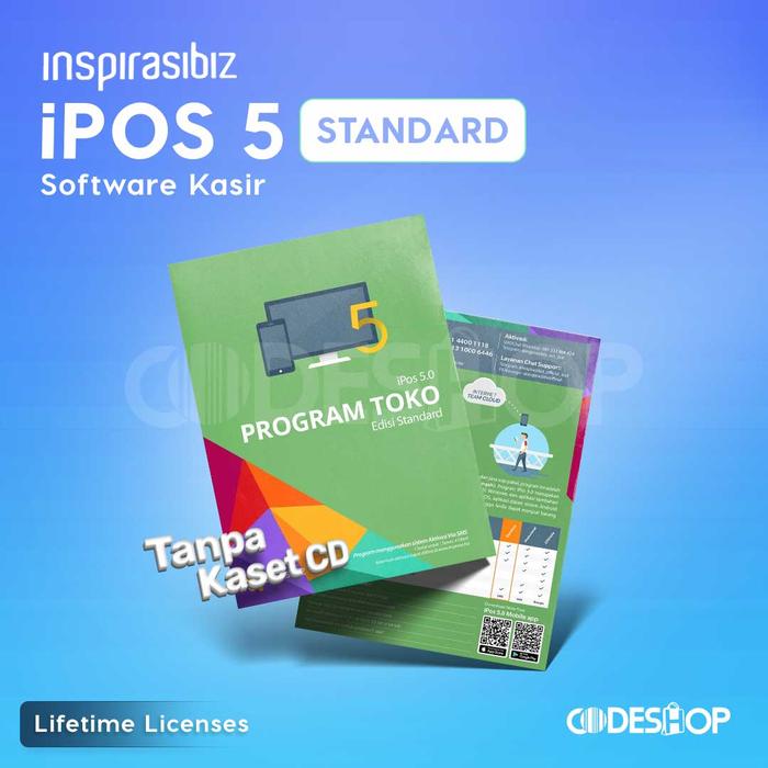 Gambar SOFTWARE PROGRAM TOKO KASIR IPOS 5 IPOS | 5.0 STANDARD dari CODESHOP SURABAYA TIMUR undefined Tokopedia