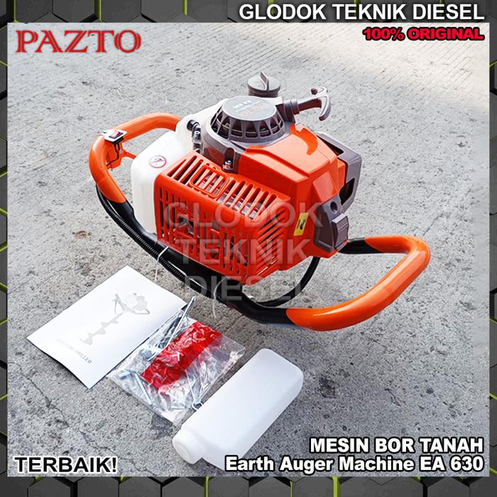 Jual Pazto Mesin Bor Tanah Biopori Earth Auger Drill Bit EA 520 + Mata ...